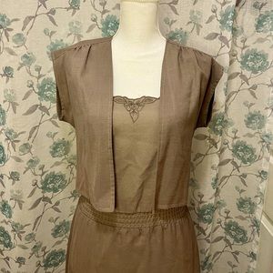 1960s DS3 dress with matching jacket/bolero